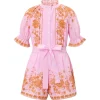 MARLO Jumpsuits / Rompers | Spring Florals-LEA EMBROIDERED ROMPER