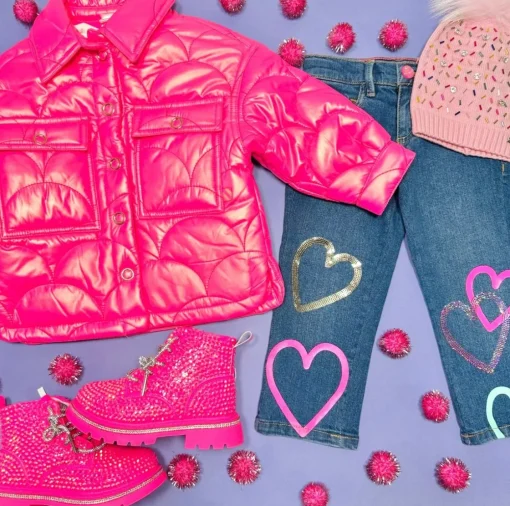 BILLIEBLUSH Outerwear-LIGHT PUFFER QUILTED JACKET