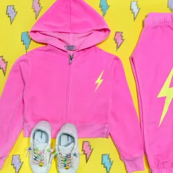 BOY FIREHOUSE Bottoms | Lightning Bolt-LIGHTNING NEON SWEATPANTS