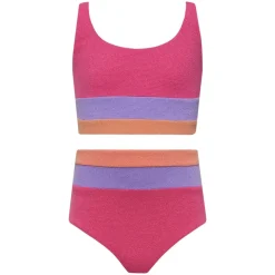 BEACH RIOT KIDS Swim-LIL MACKENZIE HEIDI COLOR BLOCK TWO PIECE BIKINI