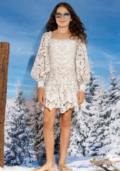 MARLO Dresses | Spring Florals-LILY EMBROIDERED DRESS