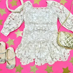 MARLO Dresses | Spring Florals-LILY EMBROIDERED DRESS