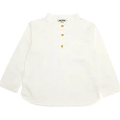 BOY TOCOTO VINTAGE Tops-LINEN LONG SLEEVE TOP