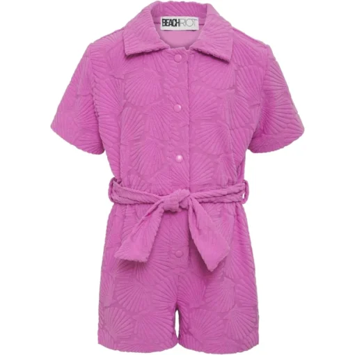 BEACH RIOT KIDS Jumpsuits / Rompers | Swim-LITTLE GIA SHELL ROMPER