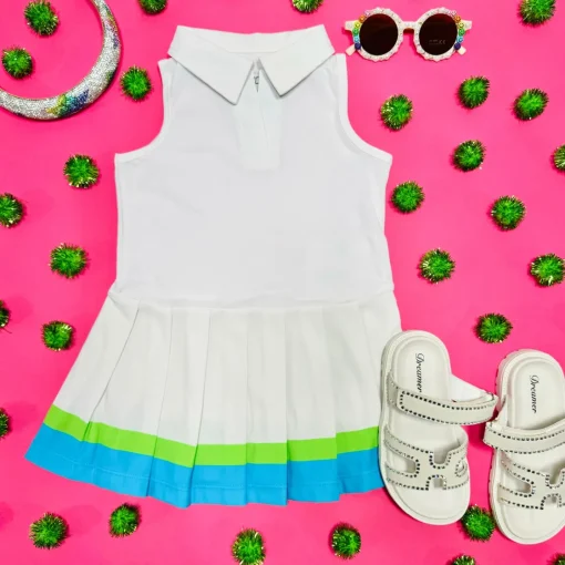 BOY BEACH RIOT KIDS Dresses | Sports Theme-LITTLE YARI TENNIS DRESS
