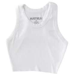 KATIE J NEW YORK Tops-LIVI RIBBED TANK TOP