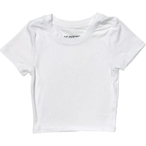 KATIE J NEW YORK Tops | Sets-LIVI RIBBED TSHIRT