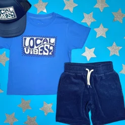 BOY FEATHER 4 ARROW Tops | Tops-LOCAL VIBES TSHIRT