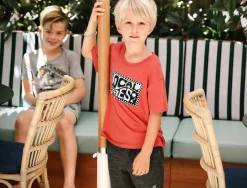 BOY FEATHER 4 ARROW Tops | Tops-LOCAL VIBES TSHIRT
