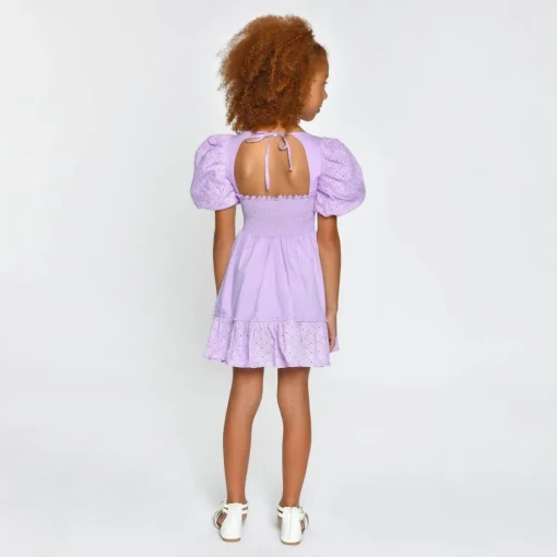 LITTLE PEIXOTO Dresses-LOGAN LACE TRIM DRESS