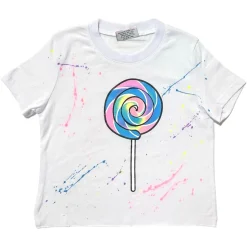 FIREHOUSE Neon-LOLLIPOP PAINT SPLATTER TSHIRT