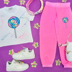 FIREHOUSE Neon-LOLLIPOP PAINT SPLATTER TSHIRT