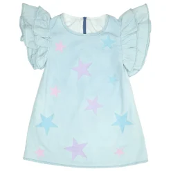 MINI DREAMERS Dresses | Stars-LONDON STARS DENIM DRESS