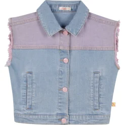 BILLIEBLUSH Outerwear | Hearts-LOVE COLORED DENIM VEST