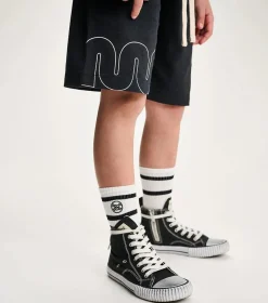 BOY NUNUNU Bottoms-LUCKY SNAKE SHORTS