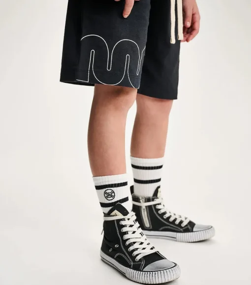 BOY NUNUNU Bottoms-LUCKY SNAKE SHORTS