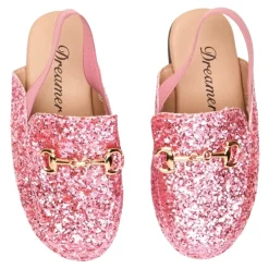 MINI DREAMERS Shoes-MADISON GLITTER SLINGBACK SHOES