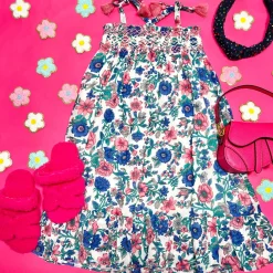LOUISE MISHA KIDS Dresses | Spring Florals-MARCELINE SUMMER MEADOW MAXI DRESS