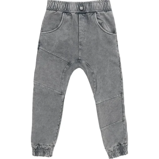 BOY MINIKID Bottoms-MARMO BIKER PANELED PANTS