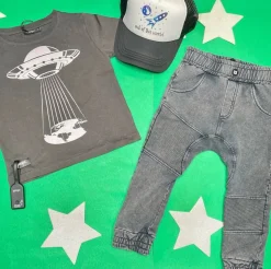 BOY MINIKID Bottoms-MARMO BIKER PANELED PANTS