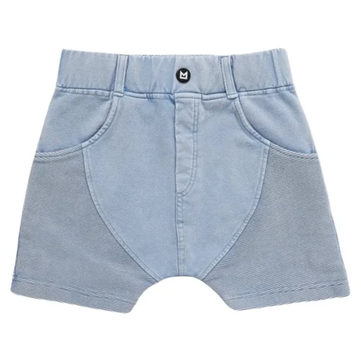 BOY MINIKID Bottoms | America 🇺🇸-MARMO BIKER PANELED SHORTS