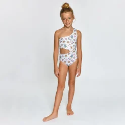 LITTLE PEIXOTO Swim-MAYA MOONLIGHT CUTOUT ONE PIECE SWIMSUIT