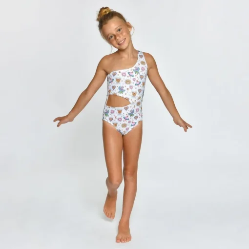 LITTLE PEIXOTO Swim-MAYA MOONLIGHT CUTOUT ONE PIECE SWIMSUIT