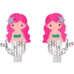 LILIES u0026 ROSES Clips / Headbands | Mermaid-MERMAID ALLIGATOR CLIPS