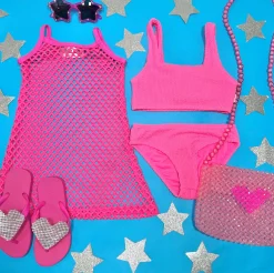 LES TOUT PETITS Swim | Dresses-MESH COVER UP DRESS