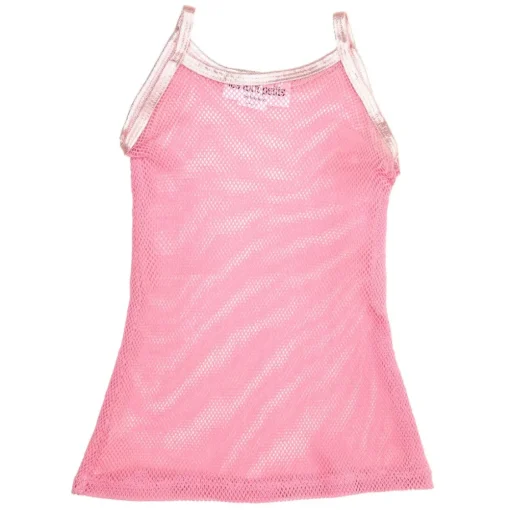 LES TOUT PETITS Swim | Dresses-MESH COVER UP DRESS W/ METALLIC TRIM