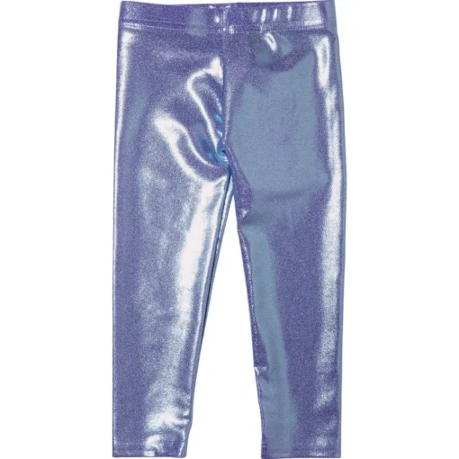 DORI CREATIONS Bottoms-METALLIC IRIDESCENT LEGGINGS