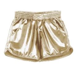 ANDORINE Bottoms-METALLIC RUNNING SHORTS