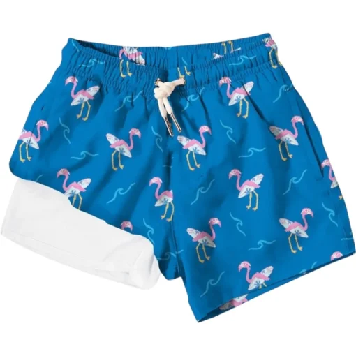 BOY BERMIES Swim-MIAMI FLAMINGO SWIM TRUNK