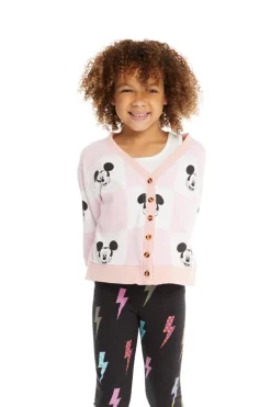 CHASER KIDS Outerwear | Cartoon Characters-MICKEY CHECKERED CARDIGAN