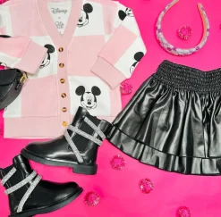 CHASER KIDS Outerwear | Cartoon Characters-MICKEY CHECKERED CARDIGAN