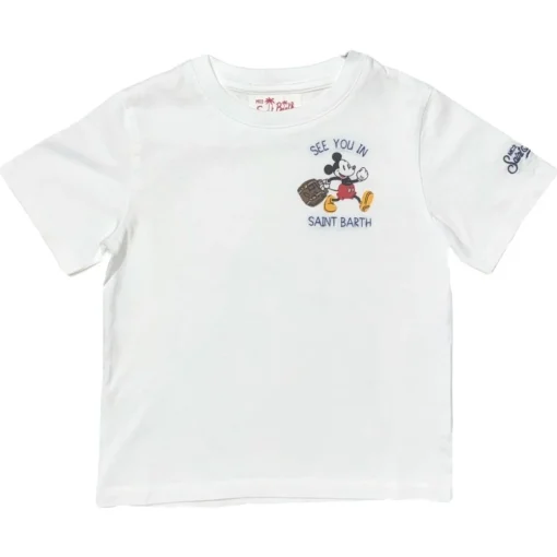 BOY MC2 SAINT BARTH KIDS Tops | Tops-MICKEY IN SB TSHIRT