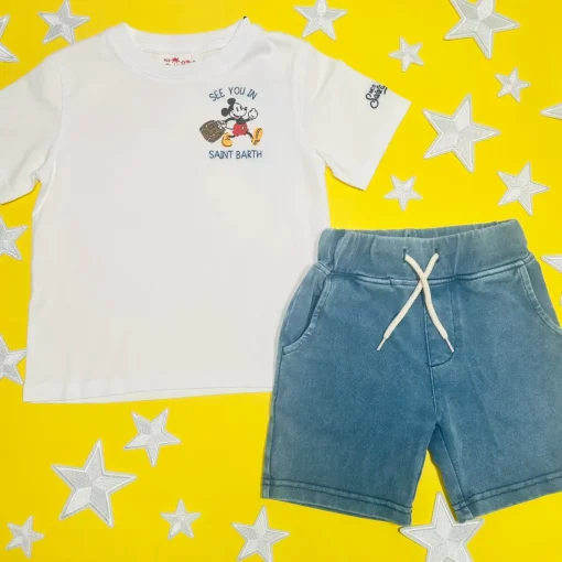 BOY MC2 SAINT BARTH KIDS Tops | Tops-MICKEY IN SB TSHIRT