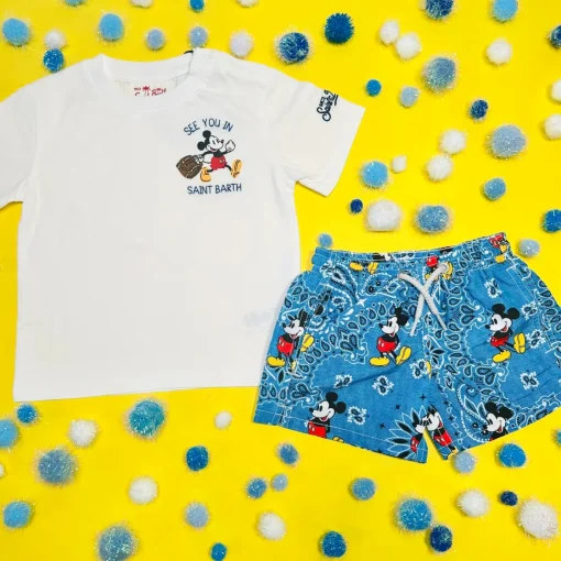 BOY MC2 SAINT BARTH KIDS Tops | Tops-MICKEY IN SB TSHIRT