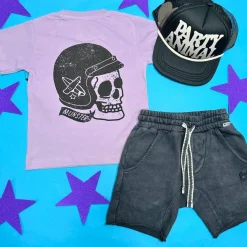 BOY MUNSTER KIDS Bottoms-MINERAL LIGHTSHOW SHORTS