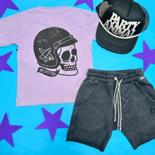 BOY MUNSTER KIDS Bottoms-MINERAL LIGHTSHOW SHORTS
