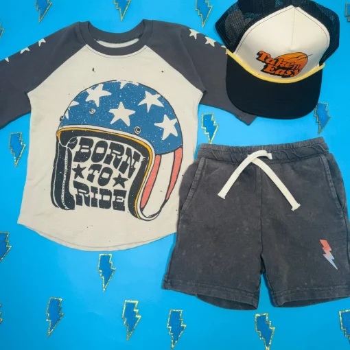BOY TINY WHALES Bottoms | Bottoms-MINERAL RAD POWER SHORTS