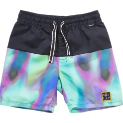BOY MUNSTER KIDS Swim | Neon-MINT CLOUD TIE DYE SWIM TRUNKS