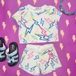 BOY T2LOVE Tops | Sets-MIXED BOLT TSHIRT