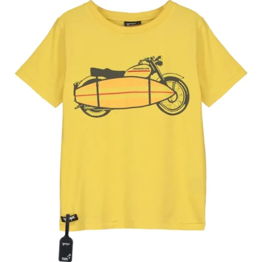 BOY YPORQUE Tops-MOTORBIKE SURFBOARD SOUND TSHIRT