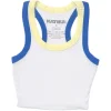KATIE J NEW YORK Tops | Camp Outfits-MULTI TRIM LIVI RIBBED TANK TOP