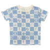 BOY CHASER KIDS Tops | Checkered-MUSIC CHECKERED TSHIRT