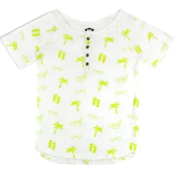 BOY APPAMAN Tops | Neon-NEON CLUBHOUSE HENLEY