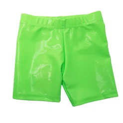 DORI CREATIONS Bottoms | Neon-NEON METALLIC BIKER SHORTS