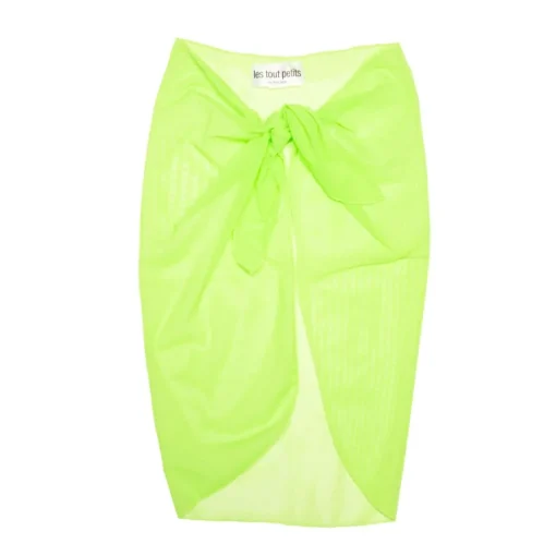 LES TOUT PETITS Swim | Neon-NEON SHEER SARONG WRAP COVER UP