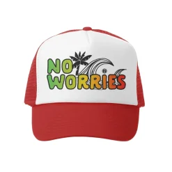 GROM SQUAD Hats / Beanies-NO WORRIES TRUCKER HAT